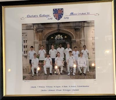 cc03052 but crick 2018.jpg; cc03052; Christ's College Men's Cricket XI 2018 2019; Photograph